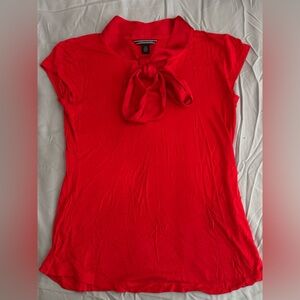 Tommy Hilfiger Bold Red Short Sleeve Tee